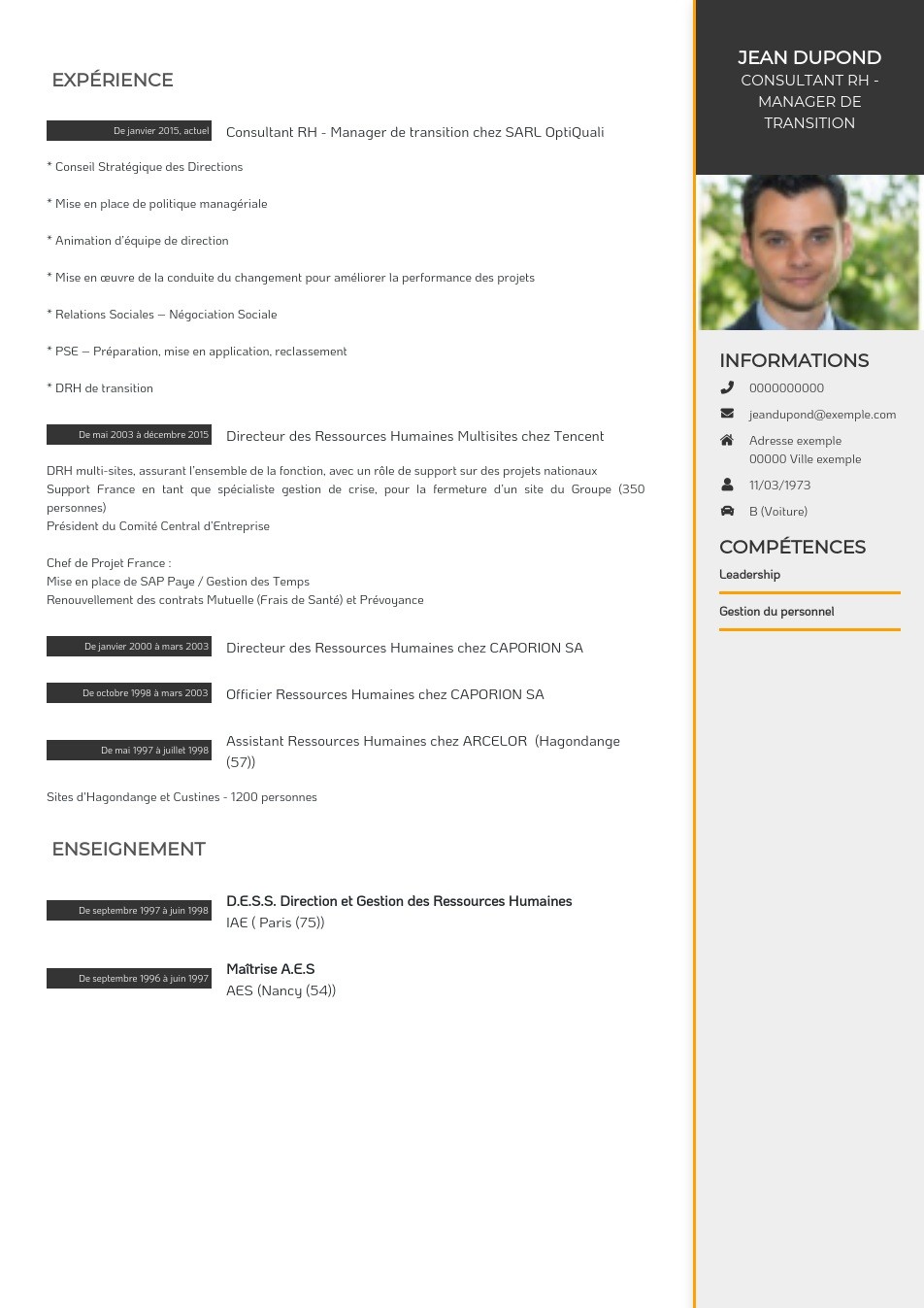 Cr er Un CV N a Jamais t Aussi Simple CV BUILDER